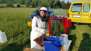 (15) Květen - První medobraní na stanovišti č. 1