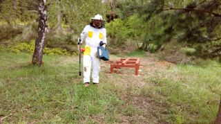 (24) Květn - Instalace třetího palpostu na 1. stanovišti